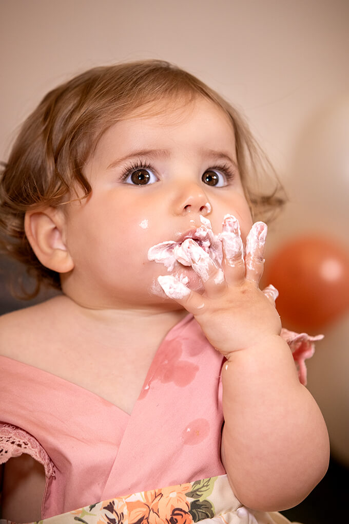 smash cake primo compleanno bambino